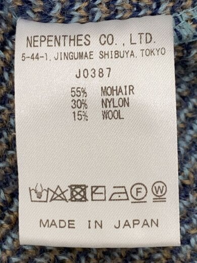 商品画像：カーディガン(薄手)/L/モヘア/BLU/JO387 4