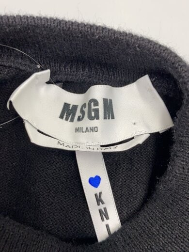 商品画像：ニット・セーター(薄手)/S/コットン/BLK/3040MM115 3