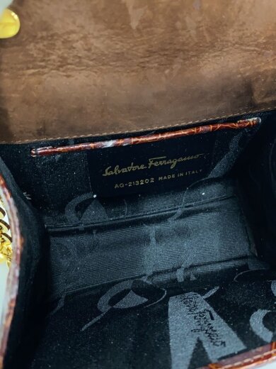 商品画像：ショルダーバッグ/レザー/BRW/無地/AQ-213202/ヴァラリボン/ 6