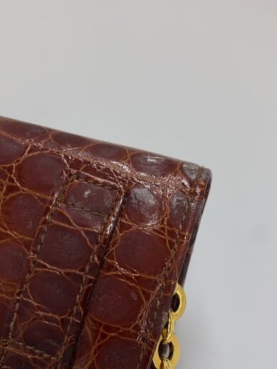 商品画像：ショルダーバッグ/レザー/BRW/無地/AQ-213202/ヴァラリボン/ 8