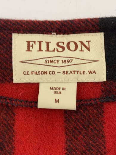 商品画像：MACKINAW WOOL VEST/M/ウール/RED/チェック/8037-45-70002 3
