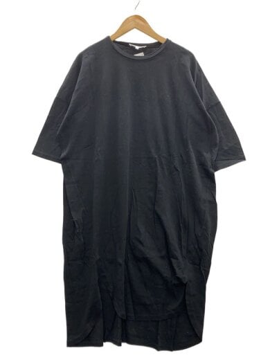 商品画像：半袖ワンピース/ロングチュニックカットソー/36/コットン/BLK/無地/300BA283-0160 1