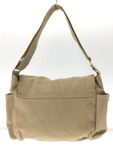 画像：ROTHCOキャンバスメッセンジャーバッグ/コットン/BEG/無地3