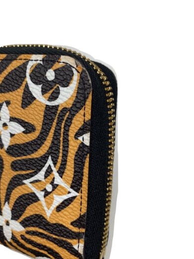 商品画像：ジッピー・コインパース_モノグラム・ジャングル_イエロー×ブラック/--/BLK/総柄/レディース// 6