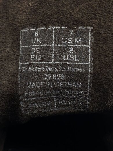 商品画像：レースアップブーツ/US7/BLK/レザー/22828 5