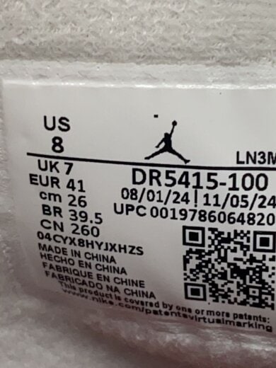 商品画像：ハイカットスニーカー_DR5415-100/26cm/WHT 5