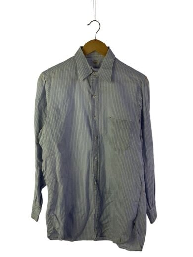 商品画像：長袖シャツ/--/--/BLU/ストライプ 1