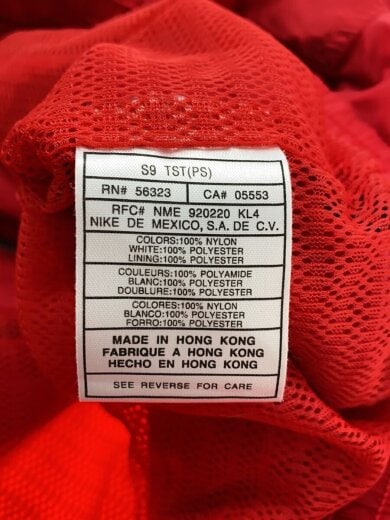 商品画像：ナイロンジャケット/XL/ナイロン/RED 4