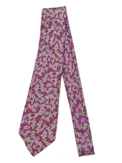 画像：HERMESネクタイ/シルク/BRD/総柄/メンズ1