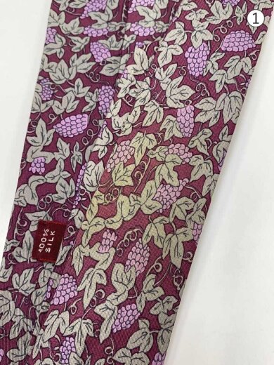 画像：HERMESネクタイ/シルク/BRD/総柄/メンズ4