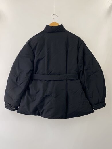 商品画像：コート/36/ナイロン/BLK/無地/8725-1-000000// 2