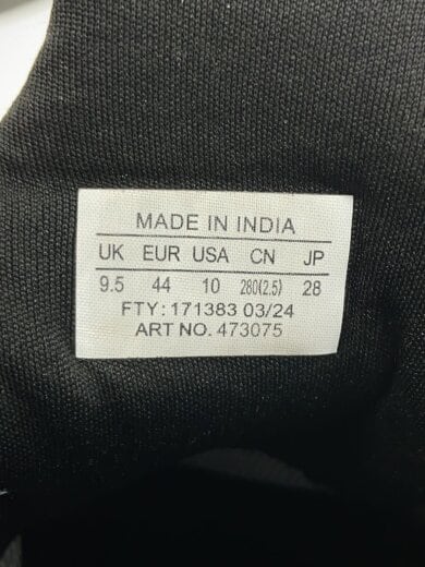 商品画像：ローカットスニーカー/28cm/BLK/473075 5