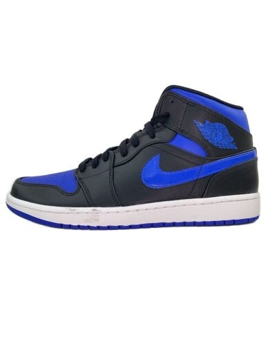 画像：NIKEAIR JORDAN 1 MID/エアジョーダン 1 ミッド/ブラック/554724-068/28cm/BLK1