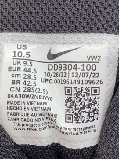 商品画像：ローカットスニーカー/28.5cm/WHT/DD9304-100 5