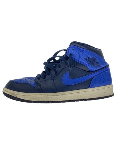 商品画像：AIR JORDAN 1 MID/エアジョーダンミッド/ブルー/554724-412/26.5cm/BLU 1