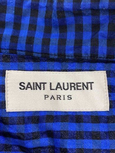 商品画像：長袖シャツ/--/コットン/BLU/ギンガムCK/415444 3