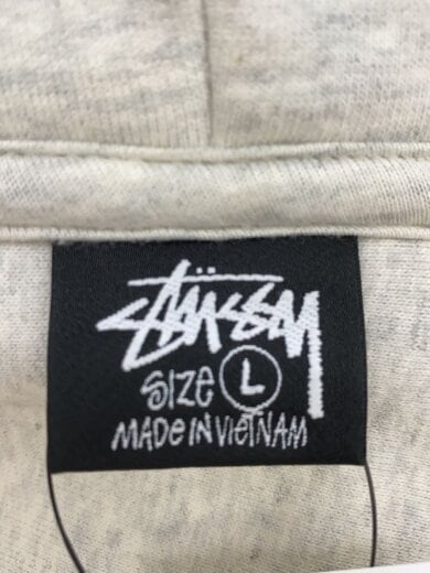 商品画像：ジップパーカー/L/コットン/GRY 3