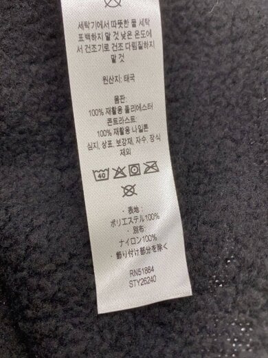 商品画像：ニット・セーター(薄手)/M/ポリエステル/BLK/無地/26240 4