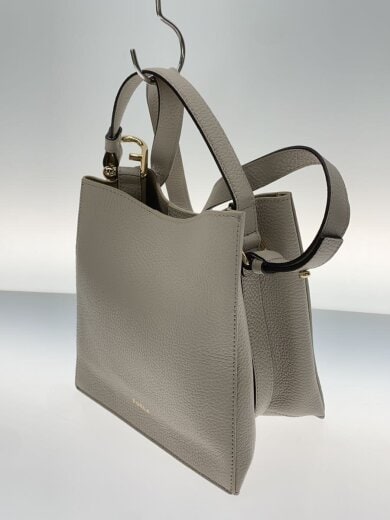 商品画像：ショルダーバッグ/レザー/GRY/無地/2WAY/NUVOLAバケットバッグ 2