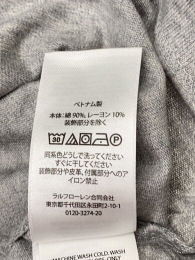 商品画像：Tシャツ/M/コットン/GRY// 4