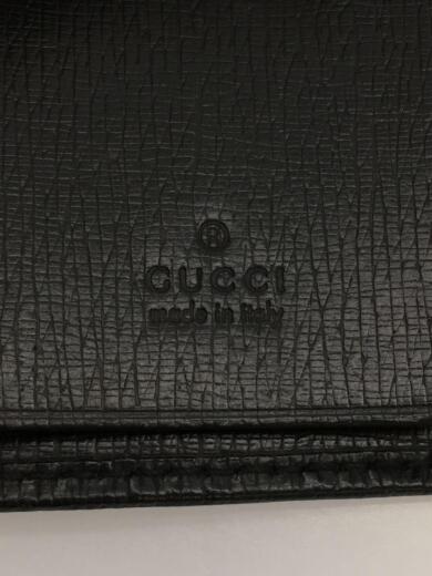 画像：GUCCIキーケース_インターロッキングG/フェイクレザー/BLK/メンズ/2563373