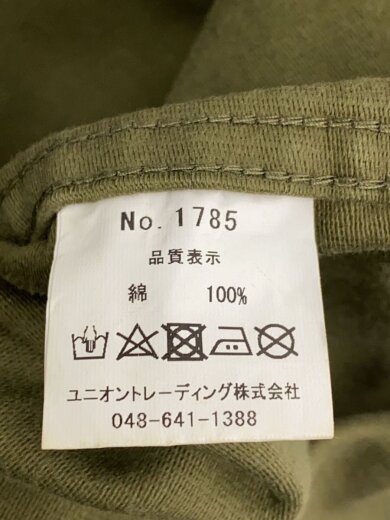 画像：HOUSTONオーバーオール/40/コットン/KHK/無地/17855