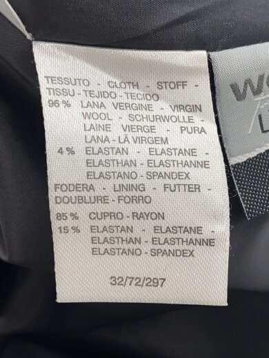 商品画像：セットアップ/40/ウール/BLK/無地 5