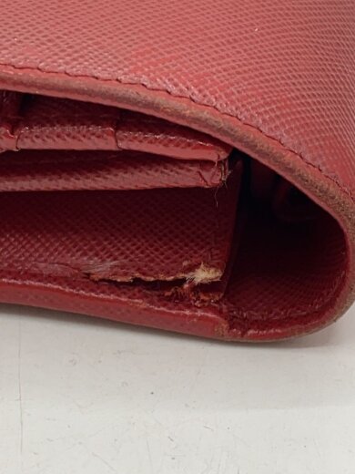 商品画像：長財布/PVC/RED/レディース 8