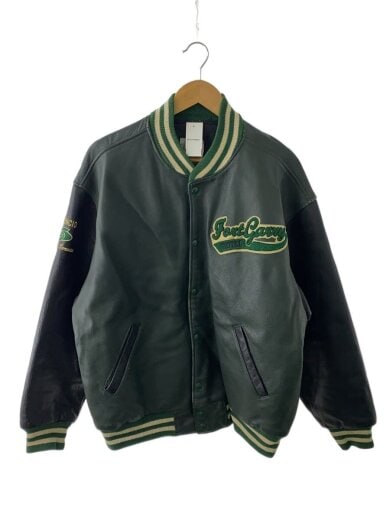 商品画像：HARV-AL/スタジャン/--/レザー/GRN/無地// 1