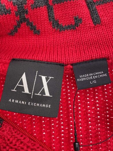 商品画像：ニット・セーター(厚手)/L/コットン/RED 3