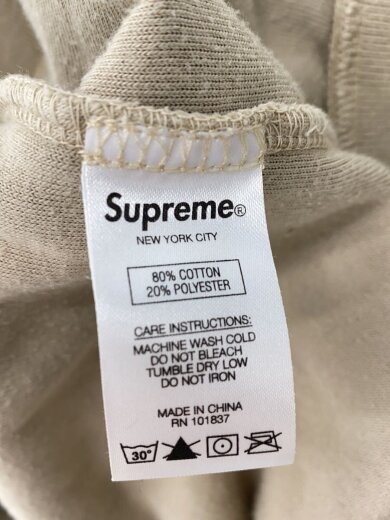 商品画像：21SS/Bleaced Velour L/S Polo/ポロシャツ/M/コットン/BEG/無地 4