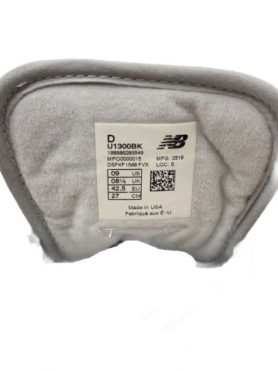 商品画像：U1300/ブラック/27cm/BLK 5