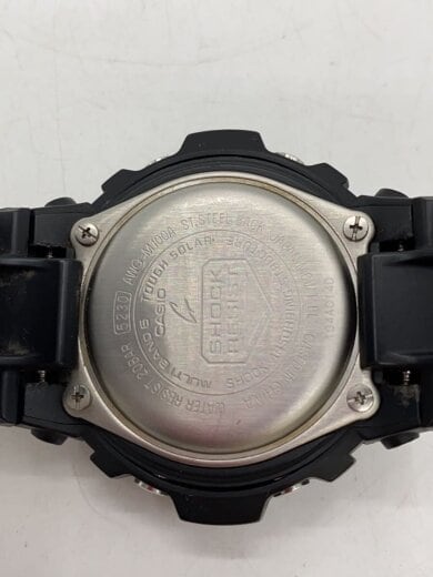 商品画像：ソーラー腕時計・G-SHOCK/デジアナ/ラバー/BLK/BLK/SS 3