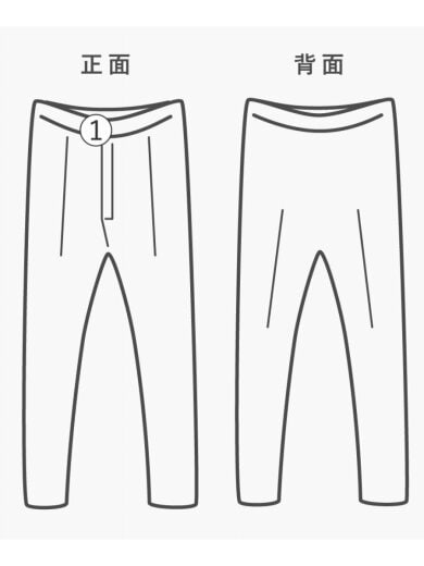 商品画像：ボトム/S/ウール/BLK 7