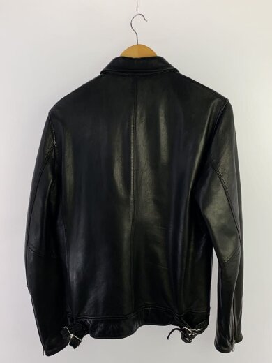 商品画像：17AW/オイルドヴィンテージシングルライダース/L/羊革/NVY/NUC73L00878SH 2