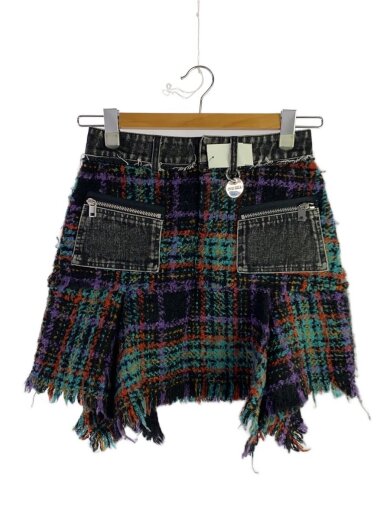 商品画像：スカート/24/コットン/マルチカラー/チェック/00SXCJ-O-BRYEL-0PAVR 1