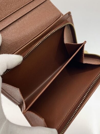 商品画像：1)ポルト・モネ・ビエ・トレゾール_モノグラム・キャンバス/PVC/BRW/総柄/レディース// 5