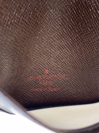 商品画像：ポルト・ドゥ・カルト・ヴェルティカル_ダミエ・エベヌ/PVC/BRW/総柄/レディース 3