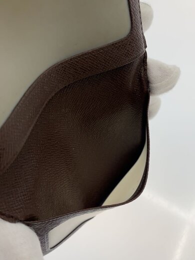 商品画像：ポルト・ドゥ・カルト・ヴェルティカル_ダミエ・エベヌ/PVC/BRW/総柄/レディース 5