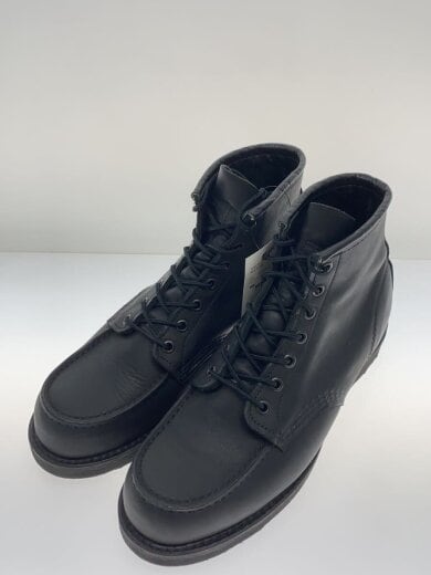 商品画像：レースアップブーツ/27.5cm/BLK/レザー/8074 2