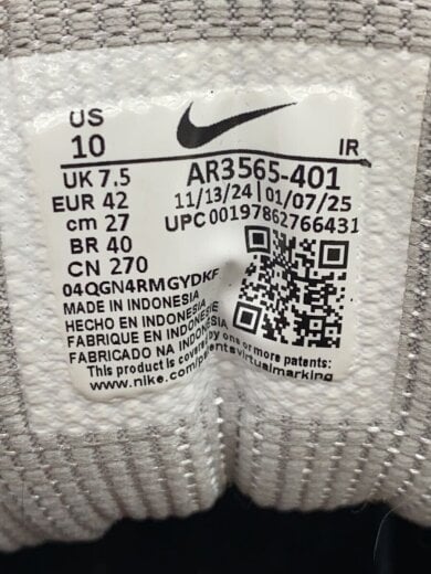 商品画像：ローカットスニーカー/27cm/SLV/AR3565-401 5