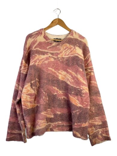 商品画像：ニット・セーター(厚手)/XL/コットン/PNK/総柄/117156 1