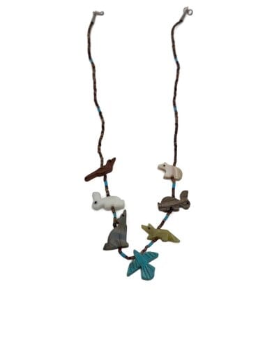 商品画像：フェティッシュネックレス/ズニ族/SILVER/マルチカラー/レディース 1