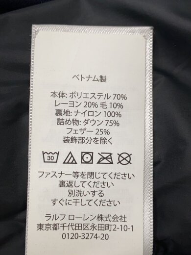 商品画像：ダウンジャケット/--/ポリエステル/NVY/無地 4
