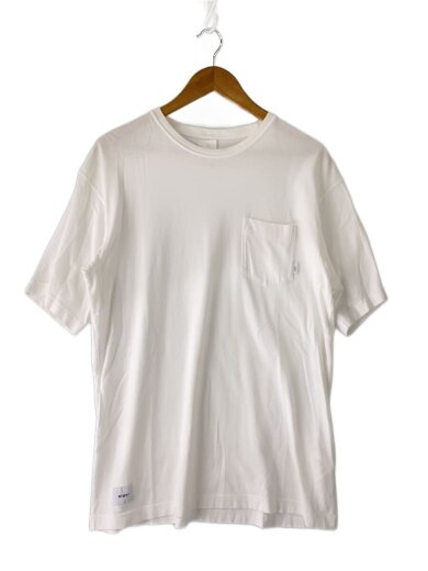 商品画像：Tシャツ/2/コットン/WHT/無地/211ATDT-CSM03// 1