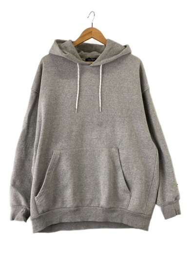商品画像：パーカー/L/コットン/GRY/無地/221-1223// 1