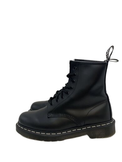 商品画像：1460/8ホール/ホワイトステッチ/レースアップブーツ/UK5/BLK/レザー 1