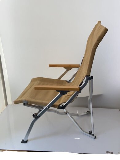 商品画像：LV-091KH チェア ローチェア30 LV-091KH [カーキ]/1人用/KHK 3