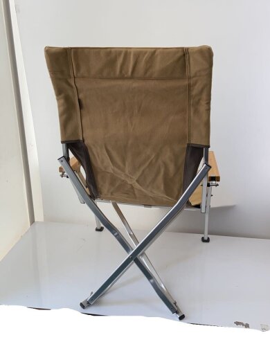 商品画像：LV-091KH チェア ローチェア30 LV-091KH [カーキ]/1人用/KHK 4