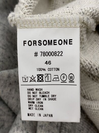 商品画像：スウェット/46/コットン/GRY/78000822 4